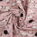 Flanellette Imprimée - <CHARLIE>  - 136 - Poudre