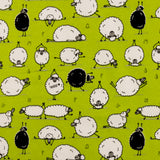 Flanellette Imprimée - <CHARLIE>  - 137 - Lime