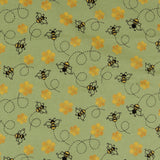 Printed Flannelette - CHARLIE - 140 - Light Green