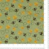 Printed Flannelette - CHARLIE - 140 - Light Green