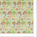 Printed Flannelette - CHARLIE - 161 - Mint