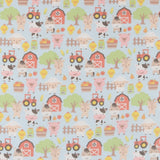Printed Flannelette - CHARLIE - 162 - Sky