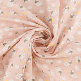 Printed Flannelette - CHARLIE - 163 - Blush