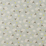 Printed Flannelette - CHARLIE - 164 - Silver