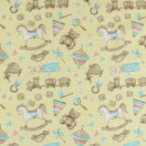 Printed Flannelette - CHARLIE - 167 - Butter