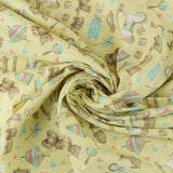 Printed Flannelette - CHARLIE - 167 - Butter