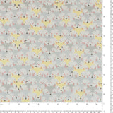Printed Flannelette - CHARLIE - 169 - Silver