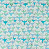Flanellette Imprimée - CHARLIE  - 171 - Bleu