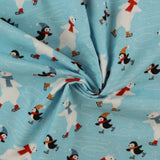 Printed Flannelette - CHARLIE - 204 - Light Blue