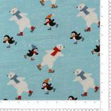 Printed Flannelette - CHARLIE - 204 - Light Blue