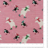 Printed Flannelette - CHARLIE - 205 - Pink