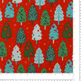 Printed Flannelette - CHARLIE - 208 - Red