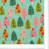 Flanellette Imprimée - CHARLIE  - 209 - Aqua