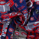 Montreal Canadiens - NHL Flannelette Print - Plaids - Blue