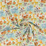 Coton imprimé - Imprimé pour enfants - 001 - Vert