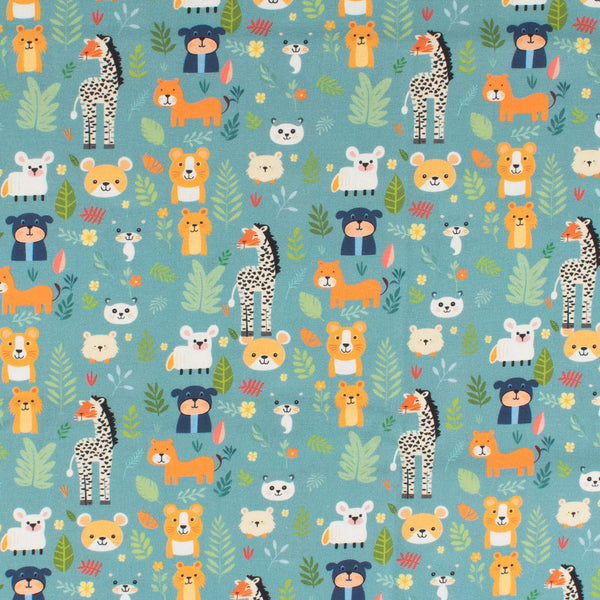 Printed Cotton - Kidz Print - 002 - Denim