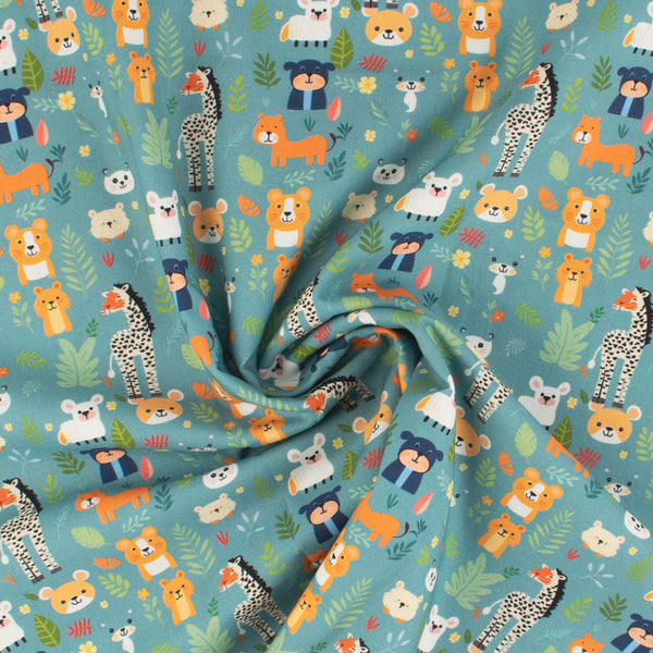 Printed Cotton - Kidz Print - 002 - Denim