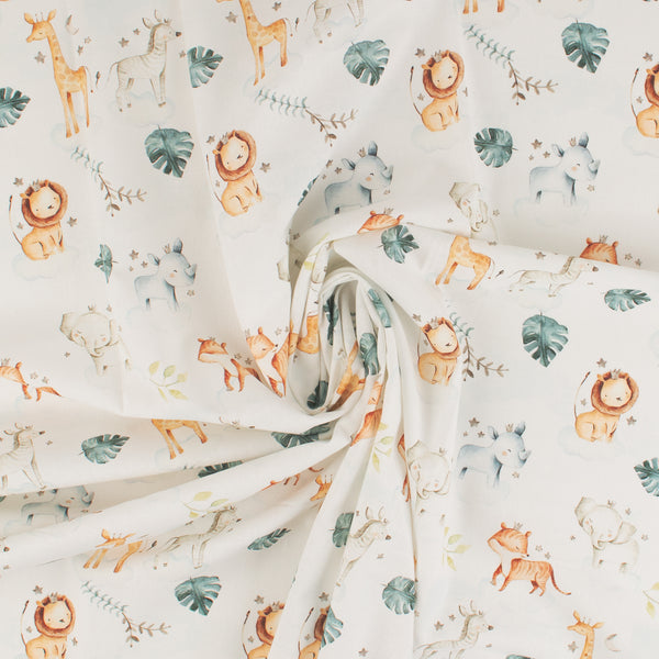 Printed Cotton - Kidz Print - 003 - White