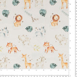 Coton imprimé - Imprimé pour enfants - 003 - Blanc