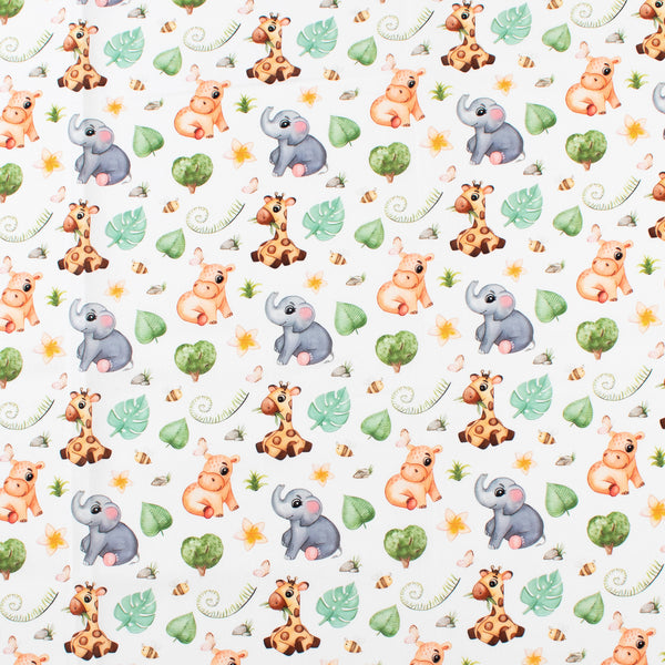 Printed Cotton - Kidz Print - 004 - White