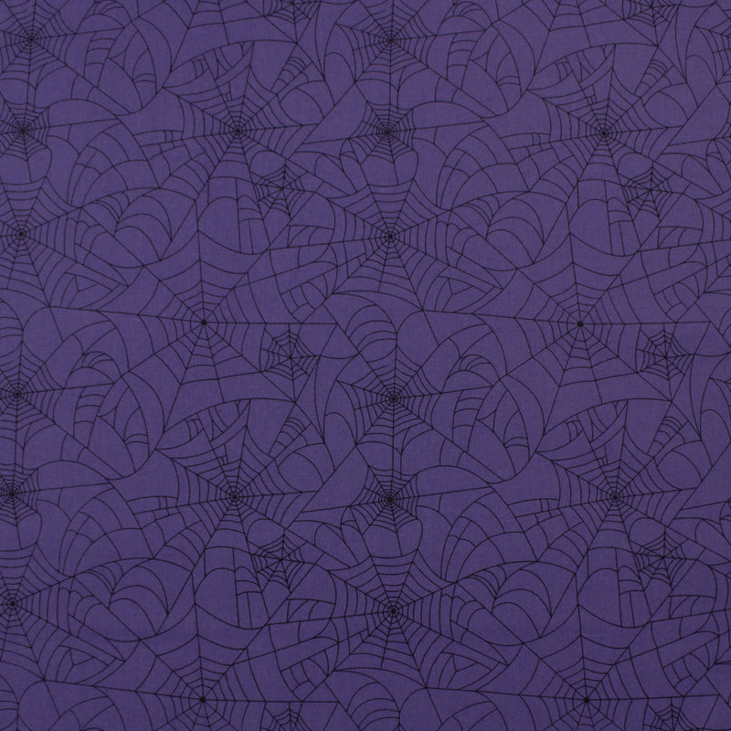 Printed Cotton - Spooky Nights - 004 - Purple