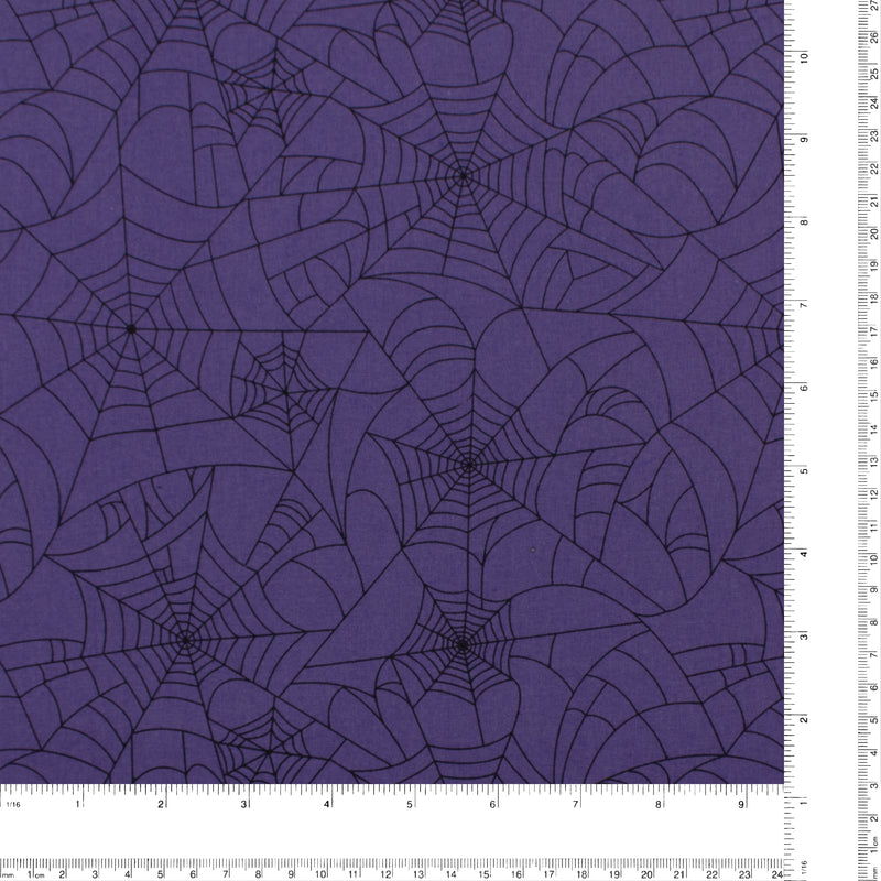 Printed Cotton - Spooky Nights - 004 - Purple