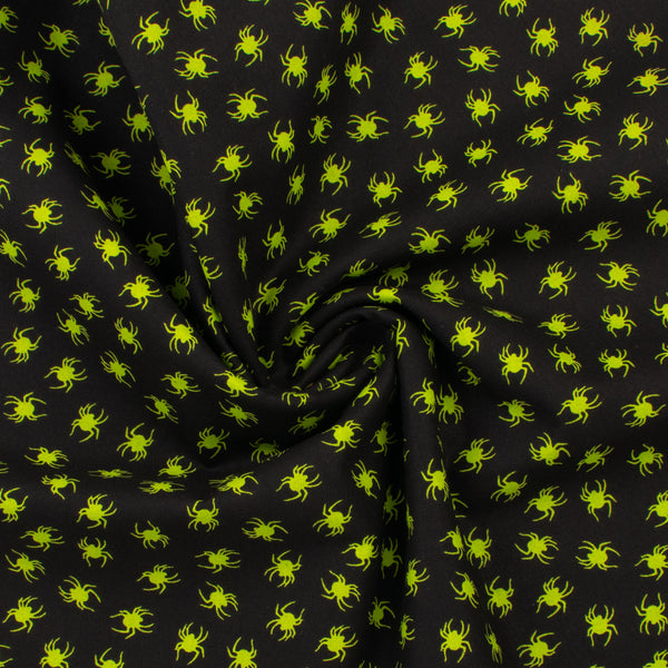 Printed Cotton - Spooky Nights - 008 - Black