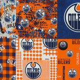 Oilers D'Edmonton Coton imprimé LNH 4 - Orange