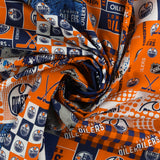 Oilers D'Edmonton Coton imprimé LNH 4 - Orange
