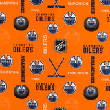 Oilers D'Edmonton Coton imprimé LNH 5 - Orange