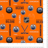 Oilers D'Edmonton Coton imprimé LNH 5 - Orange
