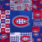 Montreal Canadiens NHL COTTON Print - Blue