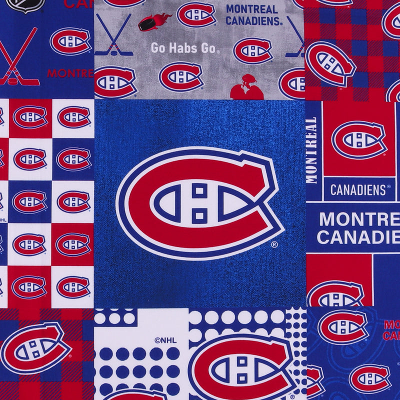 Montreal Canadiens NHL COTTON Print - Blue