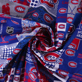 Montreal Canadiens NHL COTTON Print - Blue