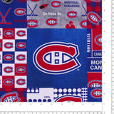 Montreal Canadiens NHL COTTON Print - Blue