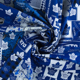 Toronto Maple Leafs NHL COTTON Print - Blue