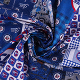 Winniperg Jets NHL COTTON Print - Blue