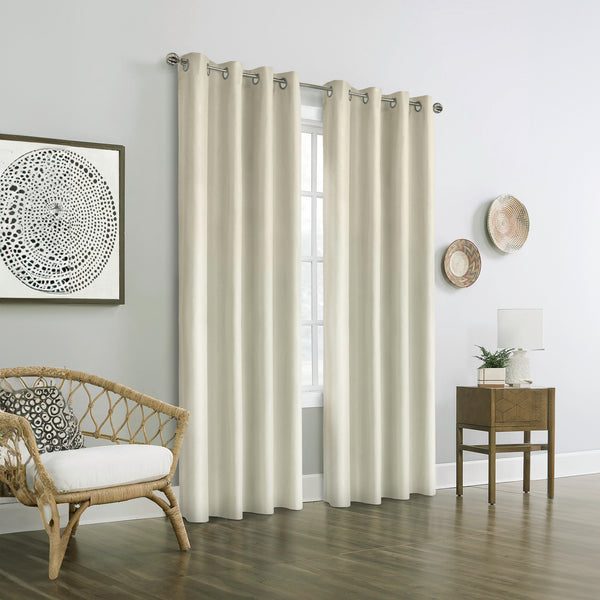 Grommet curtain panel - Lima - Offwhite - 52 x 95''