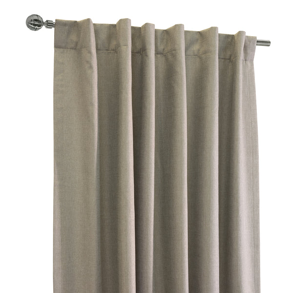 Hidden Tab curtain panel - Sutton - Oatmeal - 52 x 84''