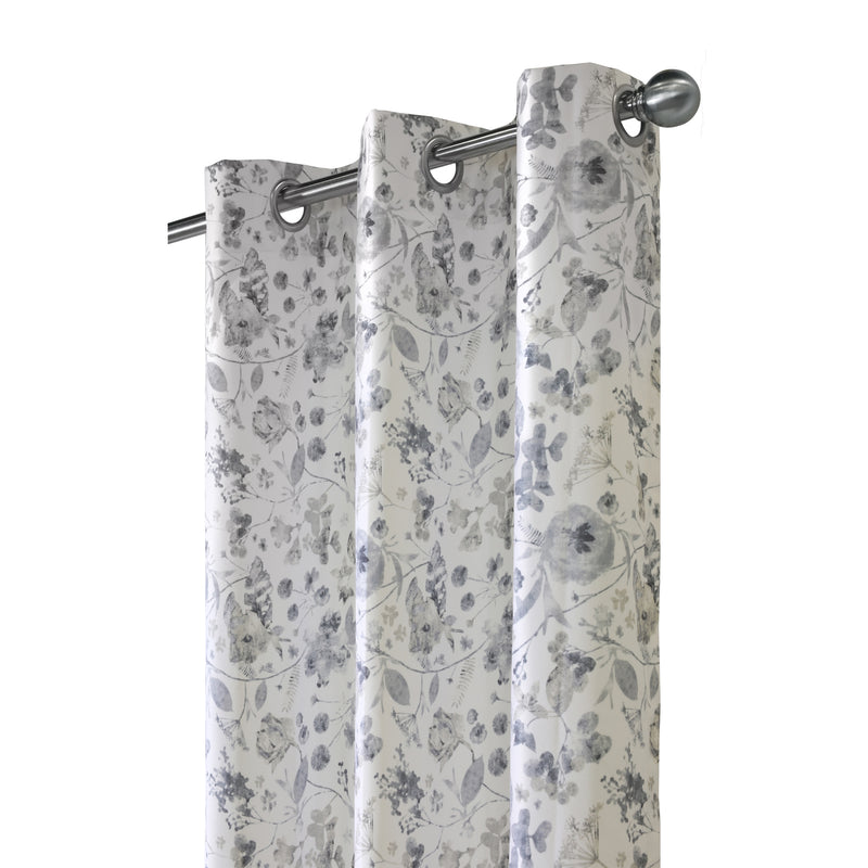 Grommet curtain panel - Beatrice - Silver