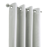 Grommet curtain panel - Dakota - White - 52 x 63&#039;&#039;