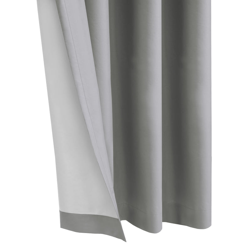 Grommet curtain panel - Dakota - Light Grey - 52 x 63&#039;&#039;