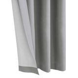 Grommet curtain panel - Dakota - Light Grey - 52 x 84&#039;&#039;