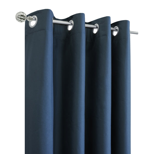 Grommet curtain panel - Dakota - Navy I - 52 x 84''