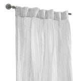 Hidden Tab curtain panel - Lexi - White - 52 x 84''