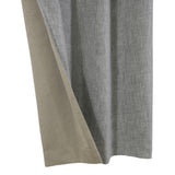 Reversible Blackout Grommet curtain panel - Thermal Plus - Vice Versa - Grey