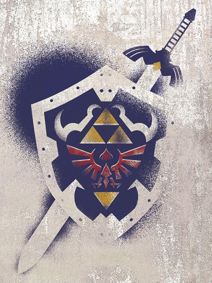 canvas-print-the-legend-of-zelda-hylian-shield-stencil-i938638x8 Sample.