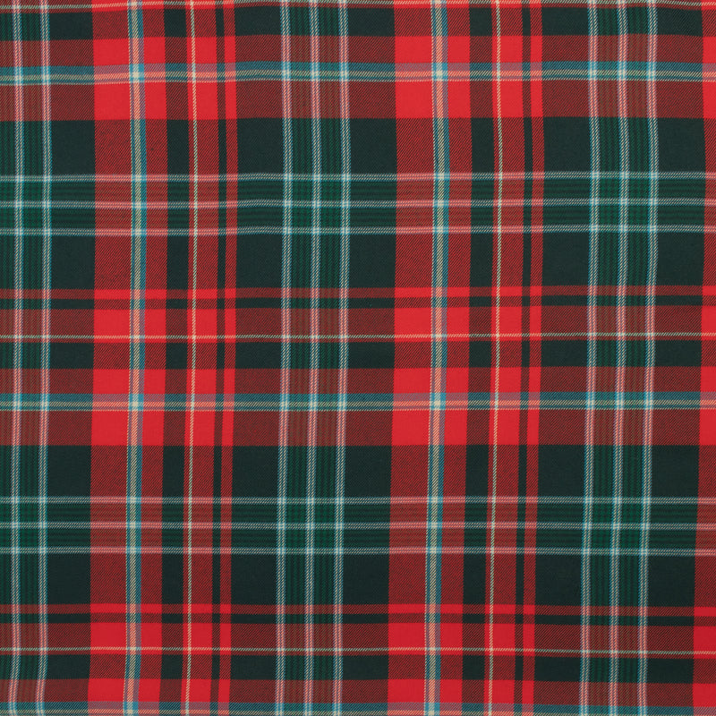 Yarn Dyed Tartan - New Brunswick - 001 - Teal and Red