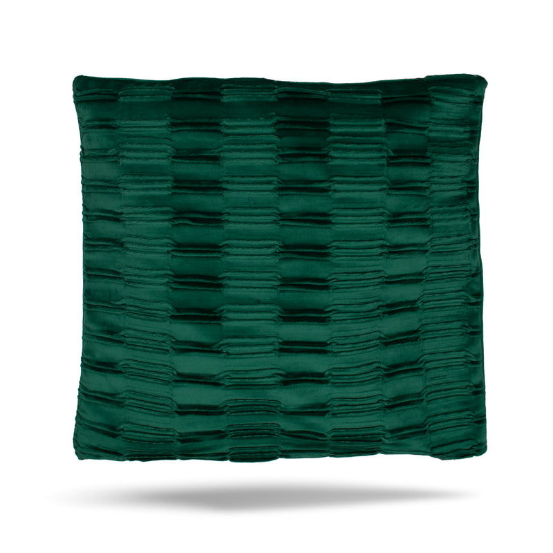 Decorative cushion cover - Evie - Green - 17 x 17''
