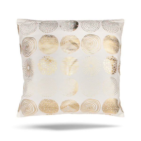 Decorative cushion cover - Circle Sparkle - 17 x 17''